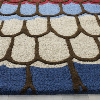 Safavieh Kids Sfk353 Blue/Multi Area Rug Detail