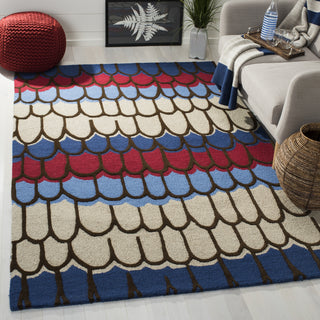 Safavieh Kids Sfk353 Blue/Multi Area Rug Room Scene Feature