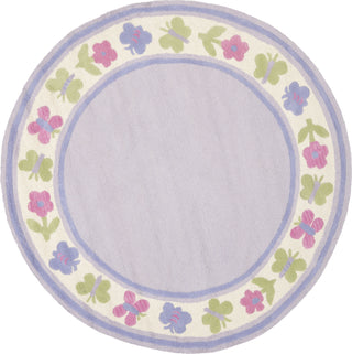 Safavieh Kids Sfk354 Lavander/Multi Area Rug Round