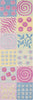 Safavieh Kids Sfk356 Pink/Multi Area Rug 