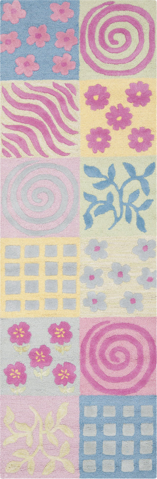 Safavieh Kids Sfk356 Pink/Multi Area Rug 