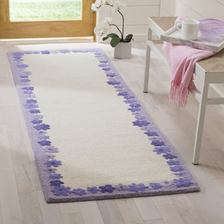 Safavieh Kids Sfk357 Ivory/Lavander Area Rug Room Scene