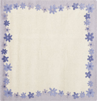 Safavieh Kids Sfk357 Ivory/Lavander Area Rug Square