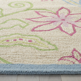 Safavieh Kids Sfk362 Ivory/Blue Area Rug Detail