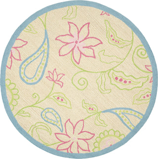 Safavieh Kids Sfk362 Ivory/Blue Area Rug Round