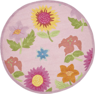 Safavieh Kids Sfk371 Pink/Pink Area Rug Round