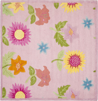 Safavieh Kids Sfk371 Pink/Pink Area Rug Square