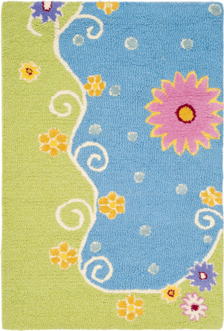 Safavieh Kids Sfk383 Blue/Green Area Rug 