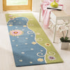 Safavieh Kids Sfk383 Blue/Green Area Rug Room Scene