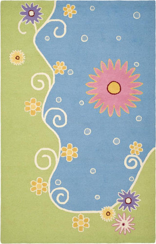 Safavieh Kids Sfk383 Blue/Green Area Rug Main