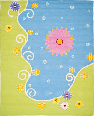 Safavieh Kids Sfk383 Blue/Green Area Rug Main