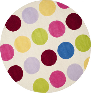 Safavieh Kids Sfk386 Ivory/Multi Area Rug Round