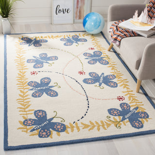 Safavieh Kids Sfk390 Ivory/Blue Area Rug Room Scene Feature