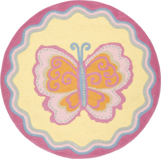 Safavieh Kids Sfk394 Multi/Pink Area Rug Round