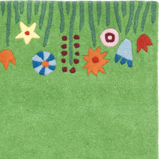 Safavieh Kids Sfk751 Green/Multi Area Rug 