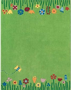 Safavieh Kids Sfk751 Green/Multi Area Rug Main