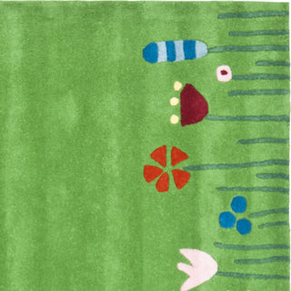 Safavieh Kids Sfk751 Green/Multi Area Rug 