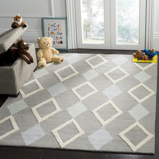 Safavieh Kids 902 Diamonds Grey/Multi Area Rug Room Scene Feature