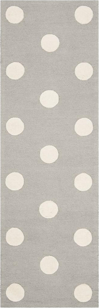 Safavieh Kids 904 Polka Dots Grey/Ivory Area Rug Runner