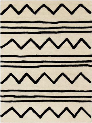 Safavieh Kids 907 Zigzag Ivory/Black Area Rug Main