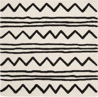 Safavieh Kids 907 Zigzag Ivory/Black Area Rug Square