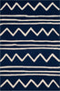 Safavieh Kids 907 Zigzag Navy/Ivory Area Rug main image