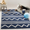 Safavieh Kids 907 Zigzag Navy/Ivory Area Rug Room Scene Feature