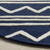 Safavieh Kids 907 Zigzag Navy/Ivory Area Rug Detail