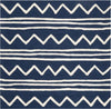 Safavieh Kids 907 Zigzag Navy/Ivory Area Rug Square