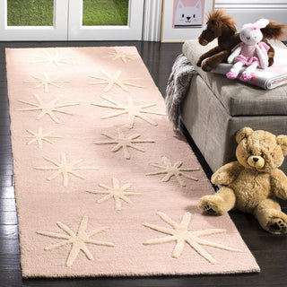 Safavieh Kids 908 Starbursts Pink/Ivory Area Rug Room Scene Feature