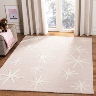 Safavieh Kids 908 Starbursts Pink/Ivory Area Rug Room Scene