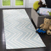 Safavieh Kids 910 Wave Mint/Ivory Area Rug Room Scene