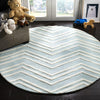 Safavieh Kids 910 Wave Mint/Ivory Area Rug Room Scene