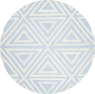 Safavieh Kids 912 Triangles Blue/Ivory Area Rug Round