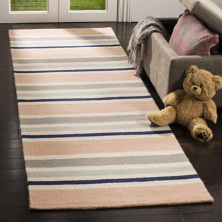 Safavieh Kids 916 Multi Stripe Ivory/Multi Area Rug Room Scene