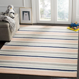 Safavieh Kids 916 Multi Stripe Ivory/Multi Area Rug Room Scene Feature