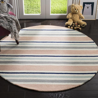 Safavieh Kids 916 Multi Stripe Ivory/Multi Area Rug Room Scene