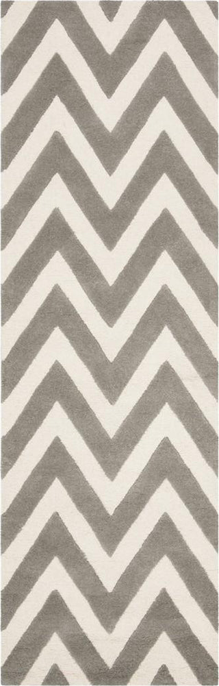 Safavieh Kids 921 Basic Chevr Grey/Ivory Area Rug Runner