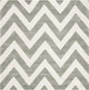 Safavieh Kids 921 Basic Chevr Grey/Ivory Area Rug Square