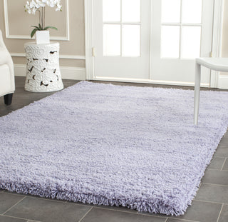 Safavieh Shag Classic Lilac Area Rug Room Scene