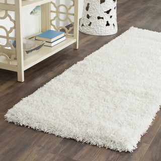 Safavieh California Shag SG151 White Area Rug  Feature