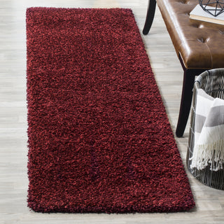 Safavieh California Shag SG151 Maroon Area Rug 