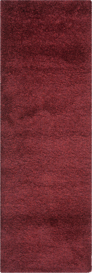 Safavieh California Shag SG151 Maroon Area Rug 