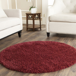 Safavieh California Shag SG151 Maroon Area Rug 