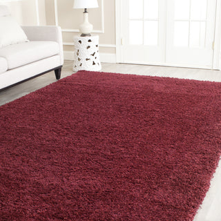 Safavieh California Shag SG151 Maroon Area Rug 