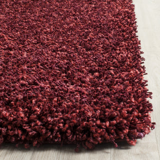 Safavieh California Shag SG151 Maroon Area Rug 