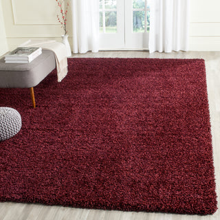 Safavieh California Shag SG151 Maroon Area Rug 