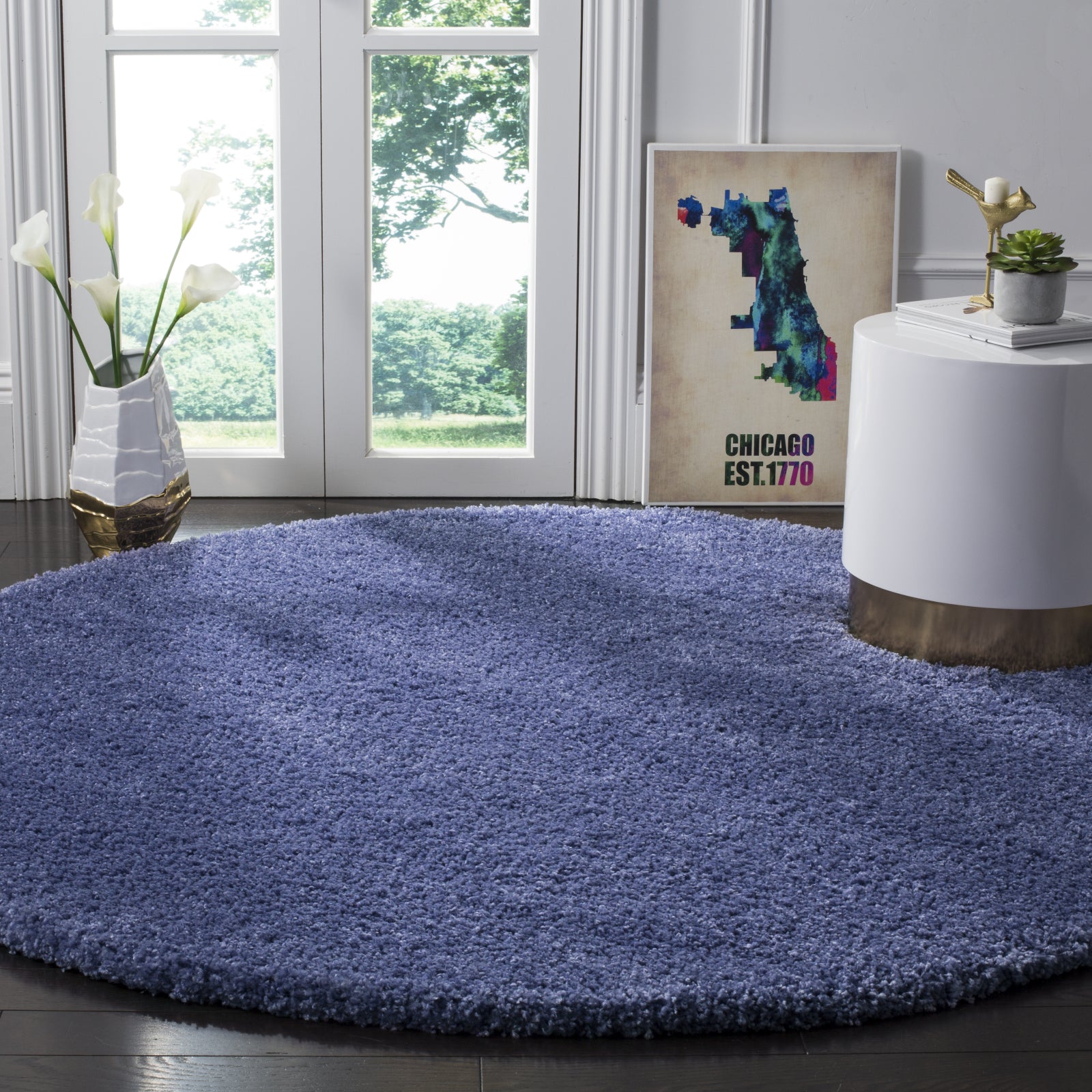 Safavieh California Shag SG151 Periwinkle Area Rug – Incredible Rugs ...