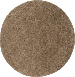 Safavieh New York Shag SG166A Dark Beig Area Rug Round Image