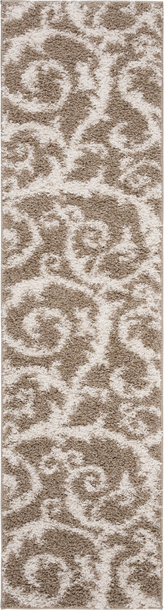 Safavieh New York Shag SG167A Beige Area Rug Runner Image